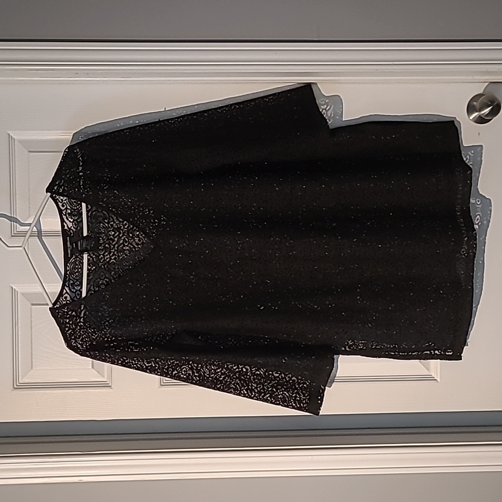 Mario Serrani lace top/bathing suit cover up